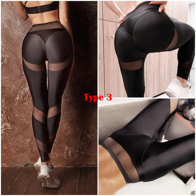 Спортивные Леггинсы для йоги с высокой талией фитнеса женские черные