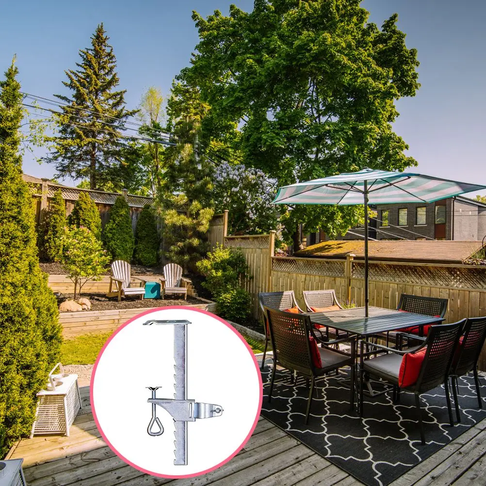 1pcs Parasol Clamp Umbrella Pole Holder Balcony Bracket For Sunshade Rust Resistance Range Quick Mounting Exclusive Design | Дом и сад