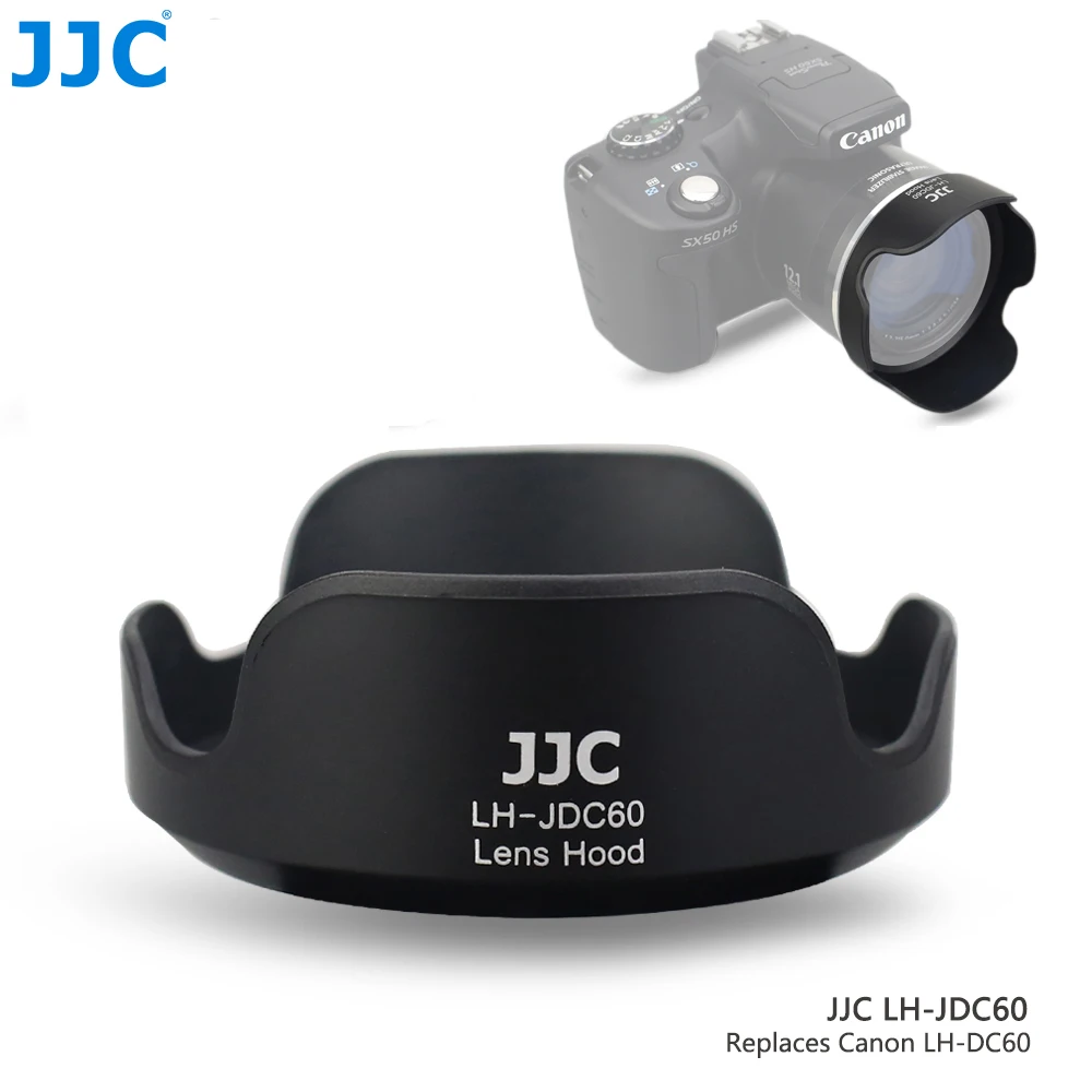 Байонетная бленда JJC для камеры CANON PowerShot SX1 IS SX10 SX20 SX30 SX40 SX50 HS SX530 заменяет объектив