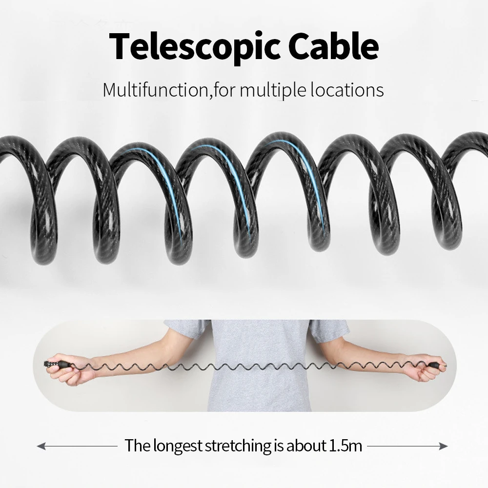CoolChange Велосипедный Замок Безопасный металлический Противоугонный открытый