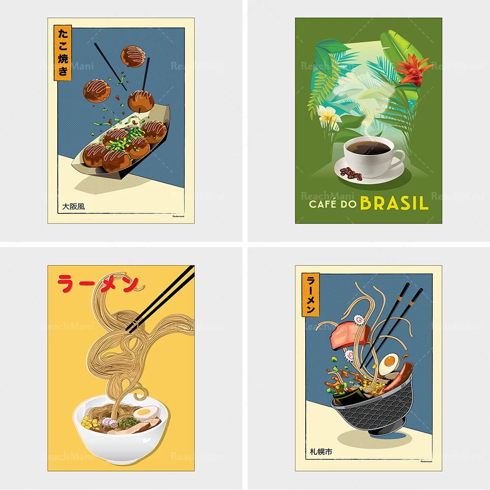 

Ramen Ukiyo-e Art Print| Food | Unframed