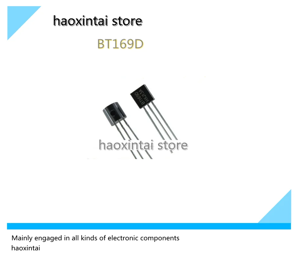 

10PCS Unidirectional SCR BT169 TO-92 package BT169D 400V 0.8A