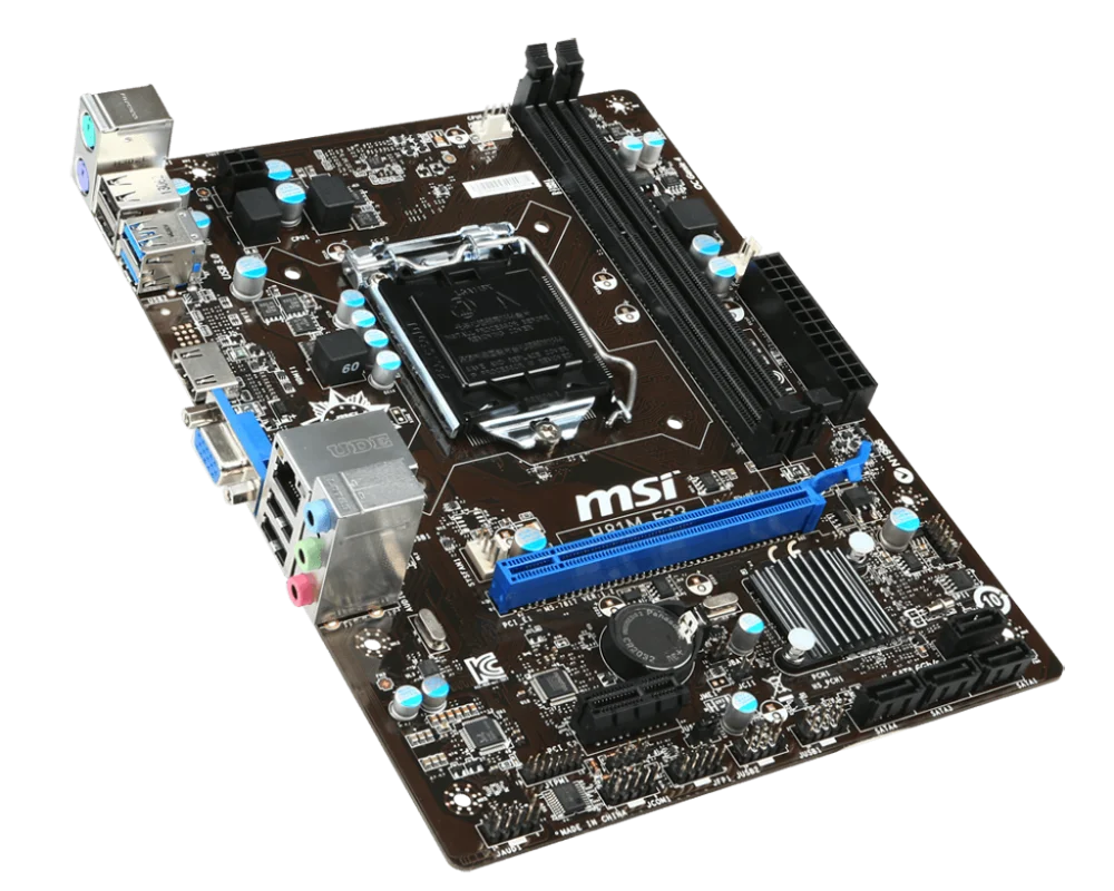 Новая материнская плата msi h81m-E33 lga1150 socket intel 2xddr3 ram SATAIII ssd USB 3 0 HDMI + VGA PCI-E X16 для