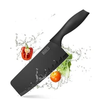 matte black titanium plated knife stainless steel kitchen knife sharp professional knife for chef cooking cutting