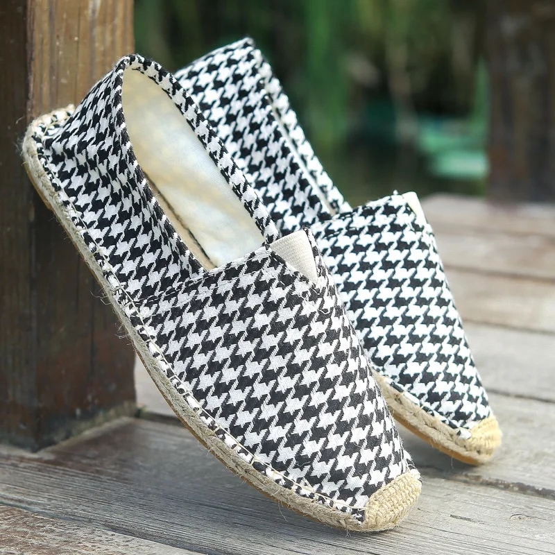 

Hot Summer Swallow Gird Linen Women Loafers Breathable Slip On Shoes Women Flats Women Casual Fisherman Shoes mocasines de mujer