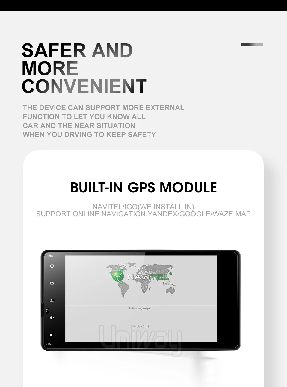 Uniway PX30 DSP 2G+ 32G android 9,0 автомобильный dvd для Mitsubishi outlander lancer 2010 2012 2013 автомобильный Радио gps навигация