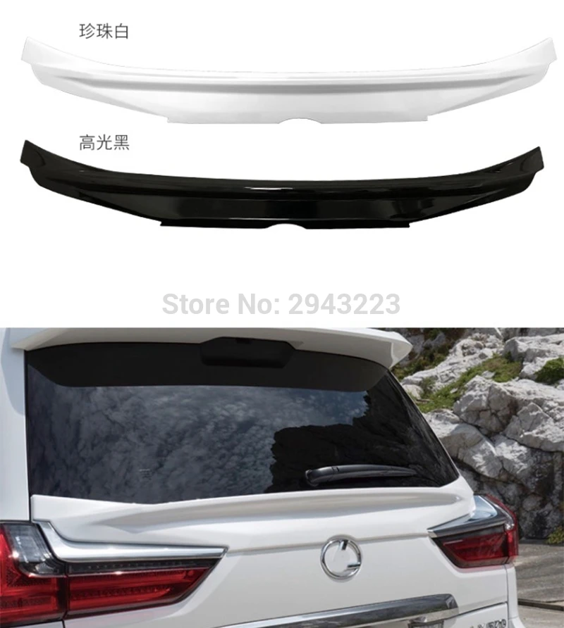 Автомобильный Стайлинг для Lexus LX570 2016 2017 2018 внешний ABS пластик глянец Черный белый