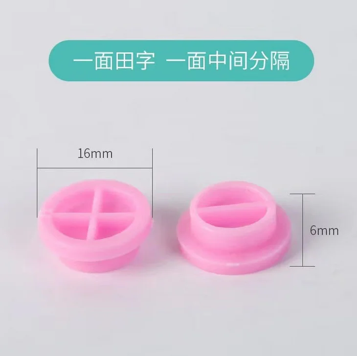

50bags Individual Adhesive Stand Eyelash Extension Glue Holder Grafting Eye Lashes Quick Blossom Cup Ring
