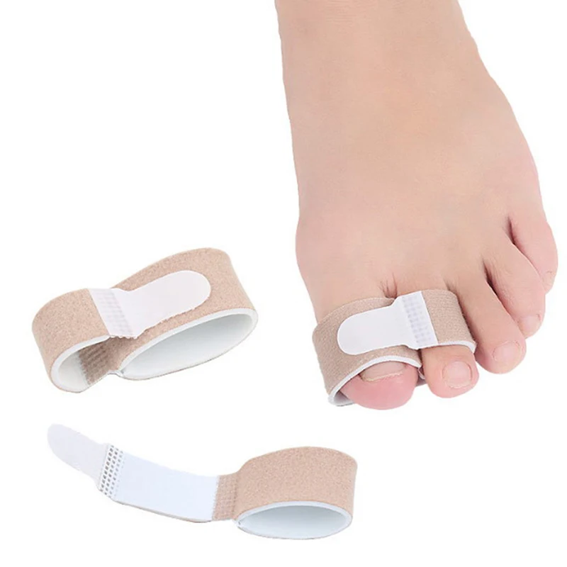 

1PC Nylon Latex Toe Finger Straightener Hammer Toe Hallux Valgus Corrector Bandage Toe Separator Splint Wrap Foot Stretcher Care