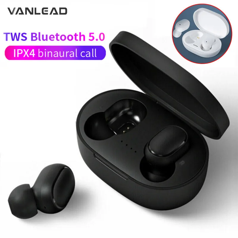 A6S 5.0TWS Беспроводная bluetooth гарнитура в ухо с зарядным отсеком для iPhone huawei и других