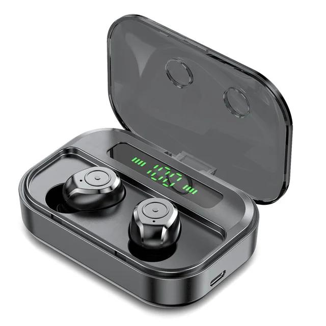 Новые мини Bluetooth беспроводные 5,0 наушники спортивные HIFI стерео HD микрофон музыка Handfree IPX7 водонепроницаемый для смартфона - Цвет: A