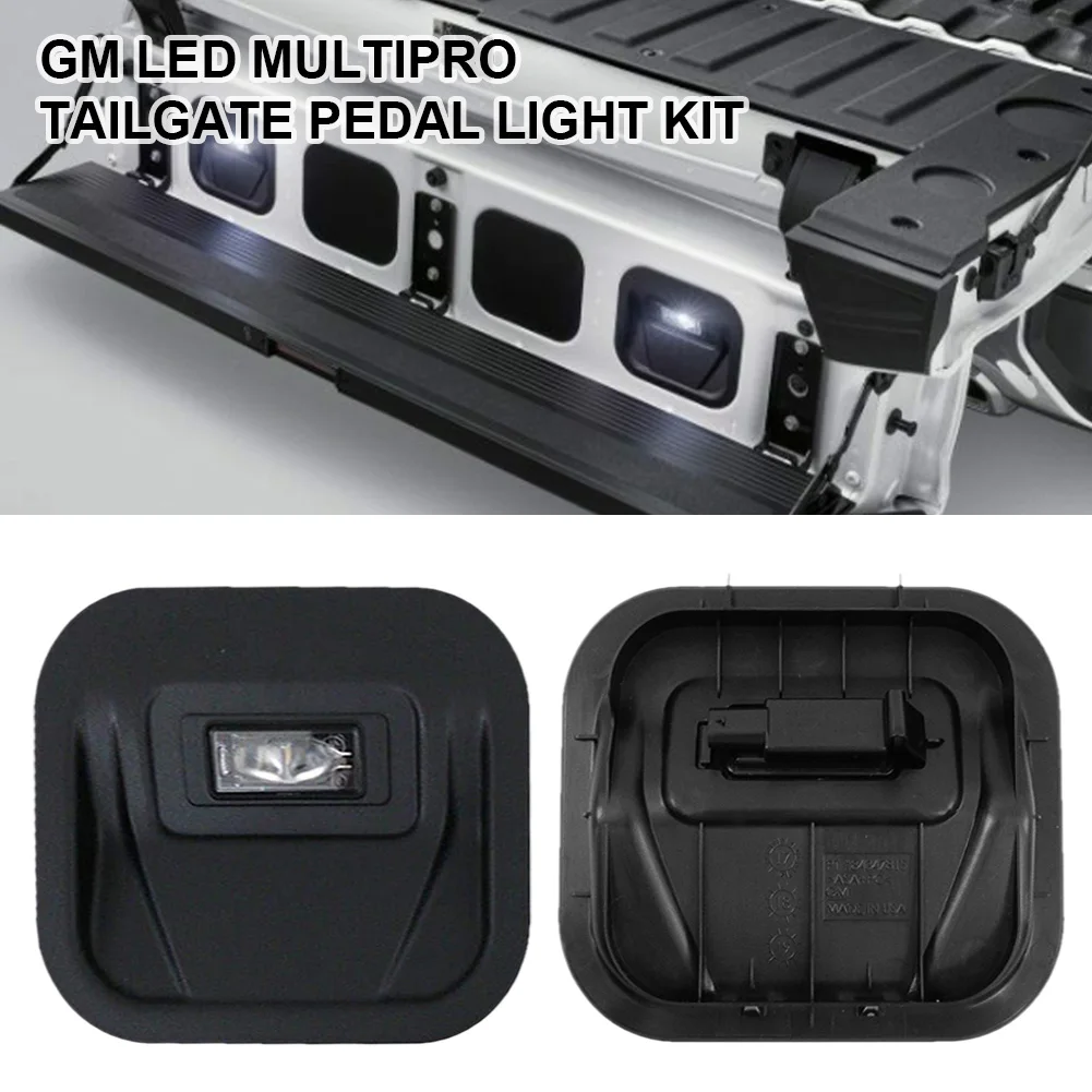 

2pcs LED Tailgate Step Light Truck Bed Lamp Kit for 2019-2021 Chevrolet GMC Sierra 84347814 with Wire Harness