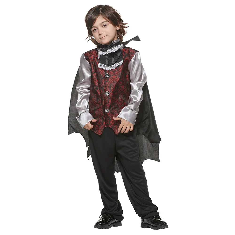 

Eraspooky Vampire Child Costume Halloween Costume For Kids 2021 New Arrival Boys Dracula Cosplay
