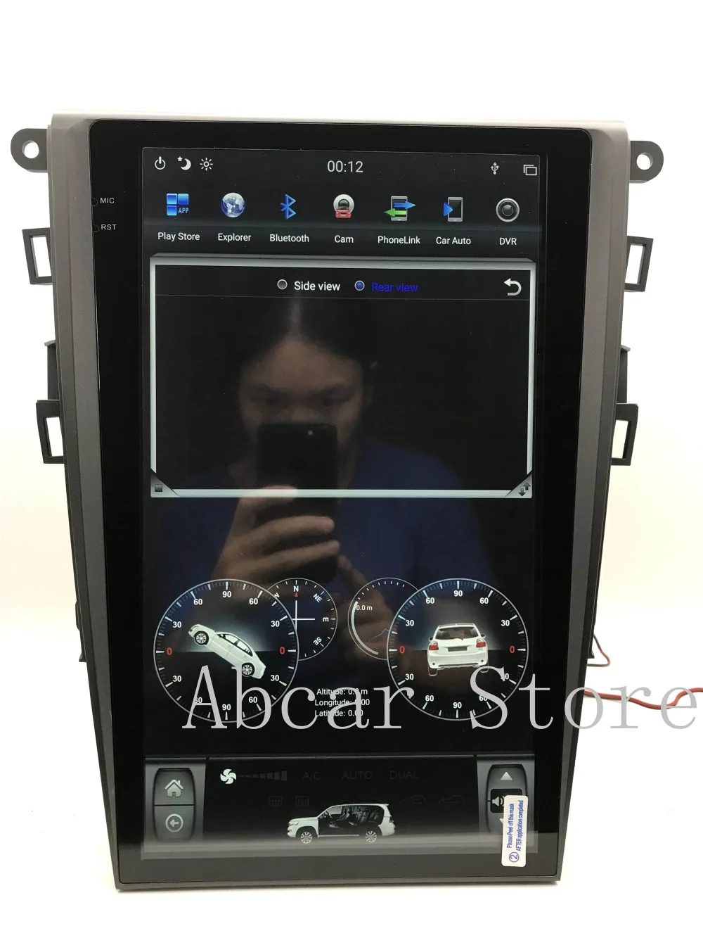 13,6 ''Tesla стиль Android 8,1 автомобильный dvd-плеер gps навигация для Ford Mondeo Fusion MK5 2013- стерео радио ips Авто PX6 HDMI