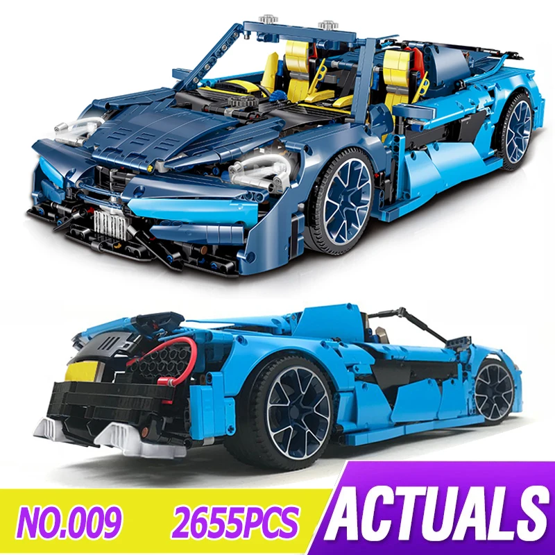 

Мини-конструктор 009 Blue McLarenes 570S, модель, совместимая с фотографией, суперспортивный автомобиль, конструктор, игрушка-пазл, подарок на день ро...