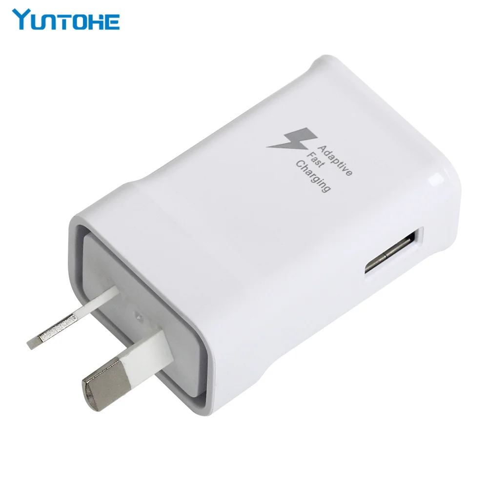 100 шт. Адаптивное быстрое зарядное устройство для Samsung Galaxy Note 2 3 4 5 S8 S7 S6 edge без