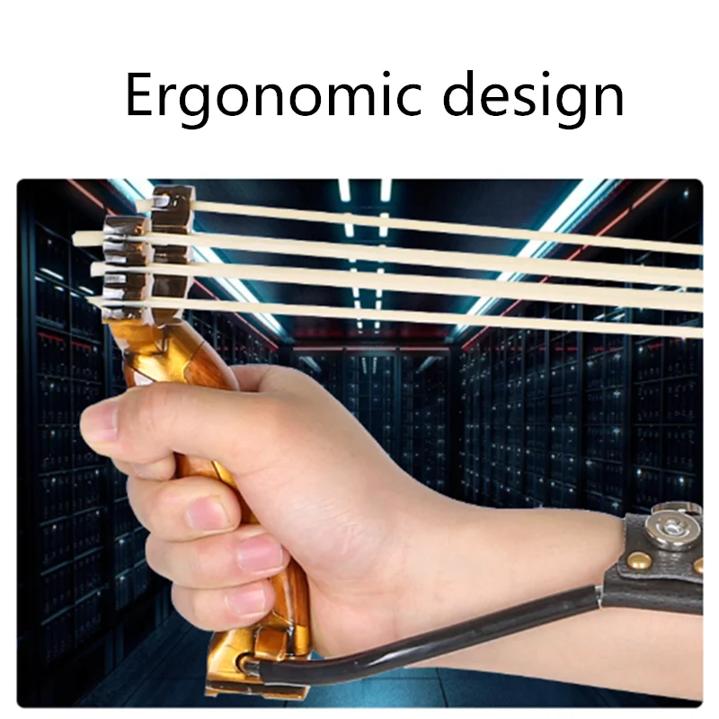 

Hunting slingshot for precise shooting and durable alloy steel slingshot handle recurve precise and stable outdoor sports slings