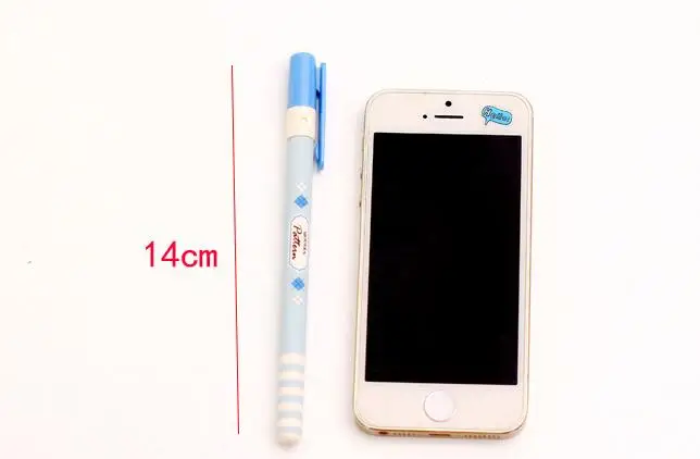 1 шт. упак. простая гелевая ручка в клетку полоску 0 5 мм школьные принадлежности