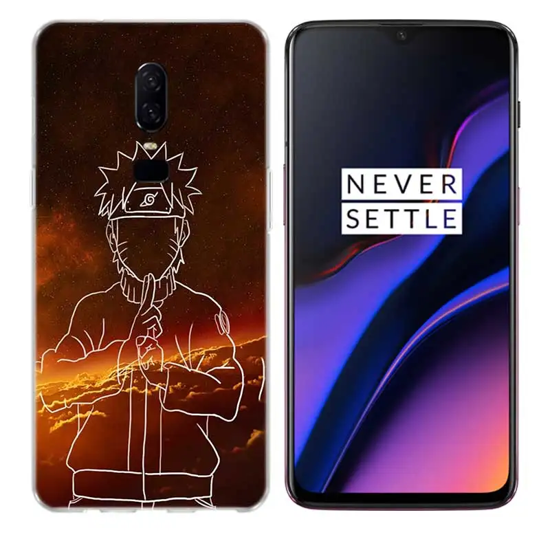 Аниме Наруто Саске Minato Мягкий ТПУ силиконовый чехол для телефона OnePlus One Plus 7 Pro 5 5T