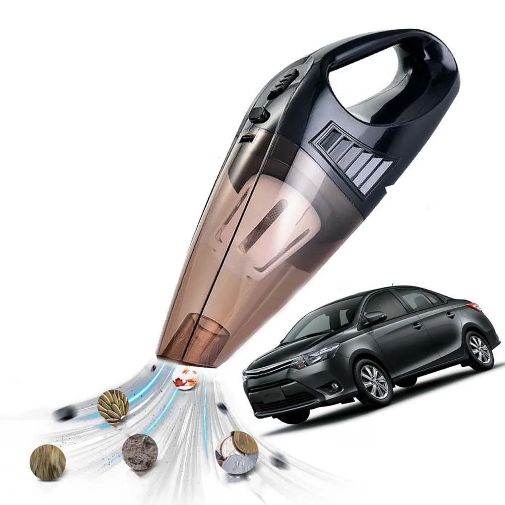 

Lightweight Vacuum Cleaner Mini W/ Nozzle Wet & Dry 12V Wired A-016 Black
