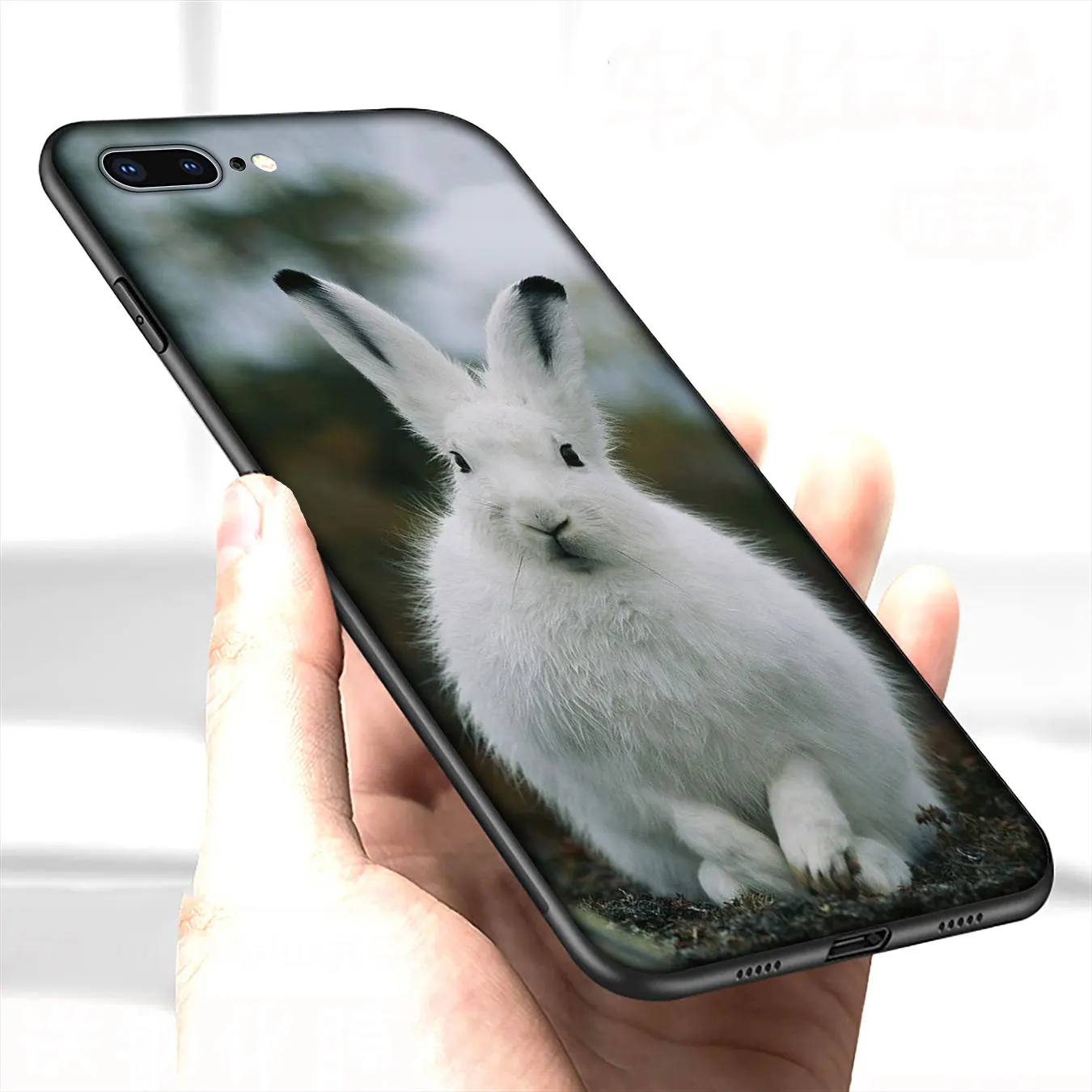 IYICAO милые белые с рисунком кролик для малышей мягкий силиконовый чехол iPhone 12 мини