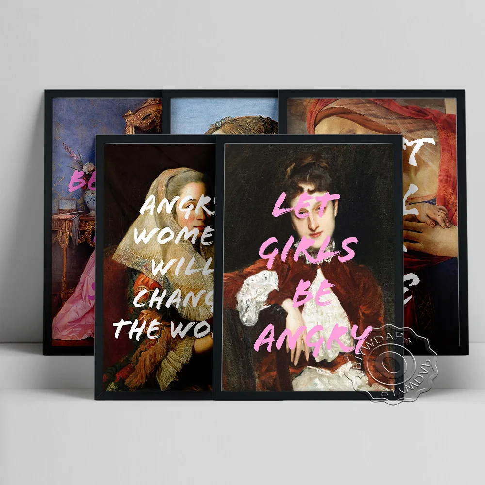 Знаменитая коллекция живописи выставочный плакат девушка энергия положительная