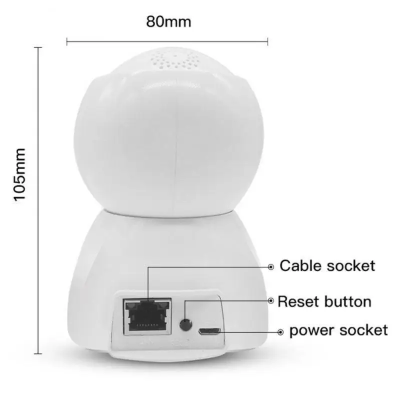 

New Smart Home Security IP Camera WIFI Wireless Smart Home Security Camera Surveillance 2-Way Audio CCTV Pet Camera Baby Monitor