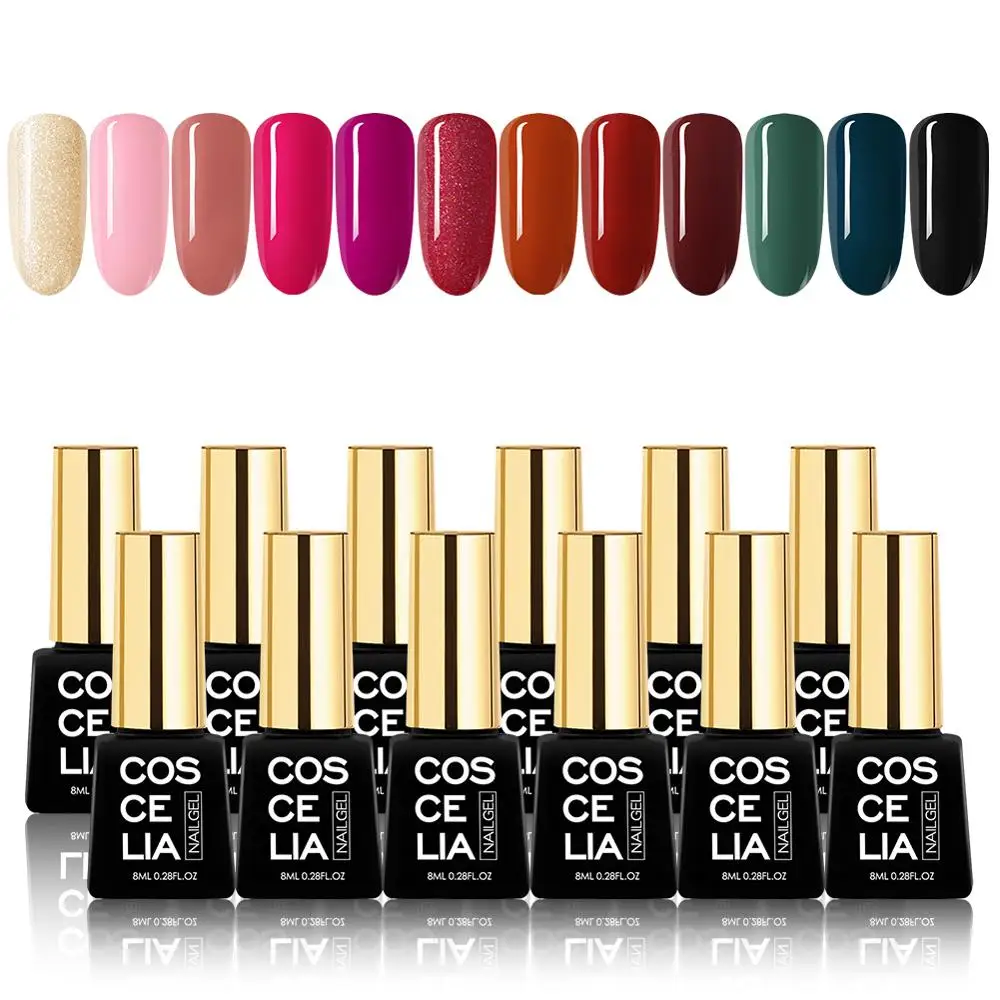 COSCELIA Гель-лак для ногтей гель наращивания лак штамповки инструменты маникюра