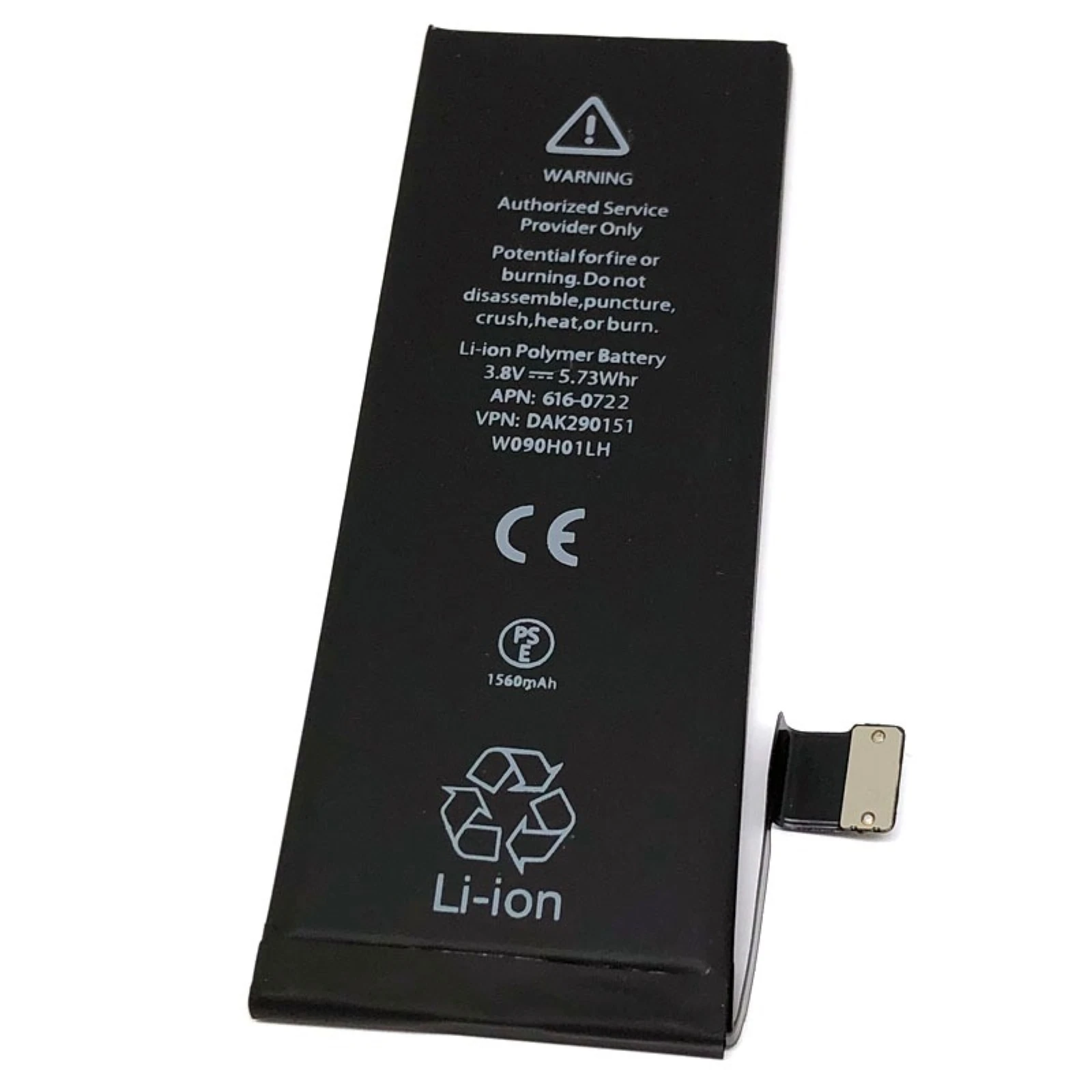 

Battery for iPhone 5S 5C, 3.82V 1500Mah Original capacity-zero cycles
