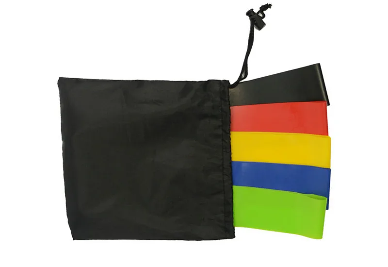 5pcs Type C in Bag 3, 4, 5, 6 уровней, резинки для йоги, для женщин, мужчин, для дома, для улицы, для фитнеса, оборудование для мужчин, t, для пилатеса, спортивные тренировочные ленты для тренировок - Цвет: 5pcs Type C in Bag