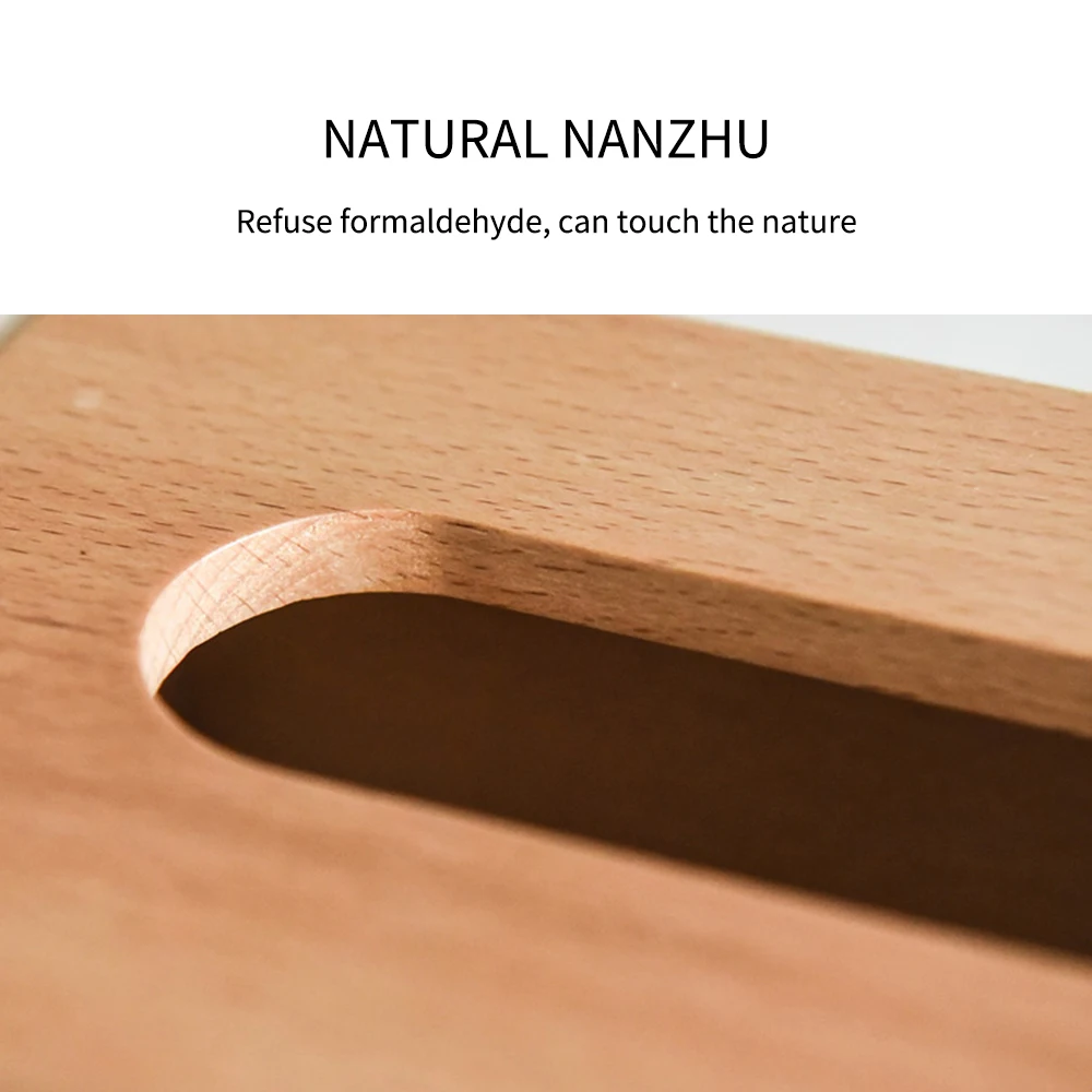 Деревянная коробка для салфеток в скандинавском стиле контейнер на стол ванной