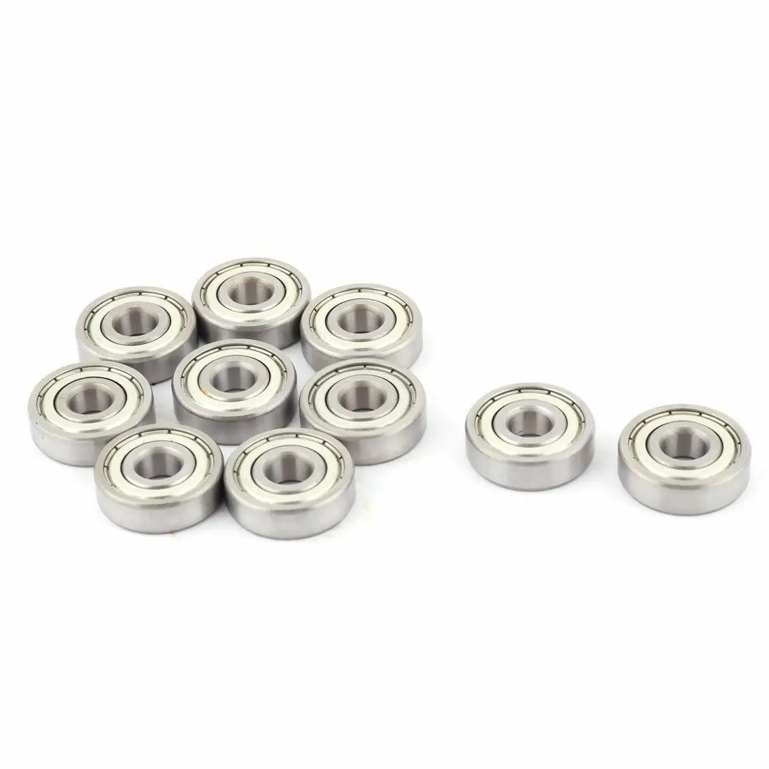 

10Pcs 6200Z 10 x 30 x 9mm Metal Single Row Sealed Deep Groove Ball Bearings