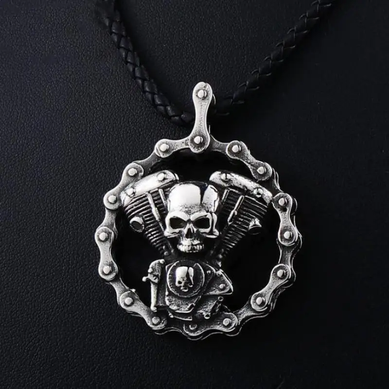 

Модное, ужасное, изысканное, властительное, механическое колье с подвеской в виде двигателя, мужское, в стиле хип-хоп, модное, в стиле панк, ук...