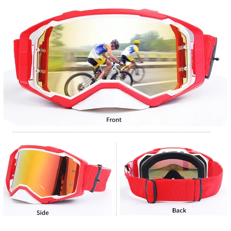 

Motorcycle Goggles Outdoor Cycling Off-Road Ski Sport Dual Lens Men Women Bike Racing Glasses Fox Motocross Goggles 2021 Hot