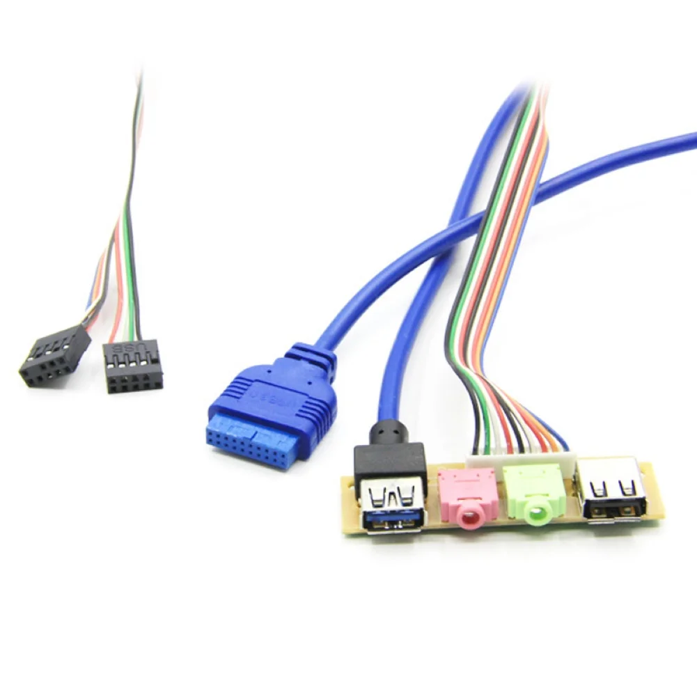 70 см Передняя панель корпуса USB3.0 + USB2.0 HD аудио разъем Порты ввода/вывода плата