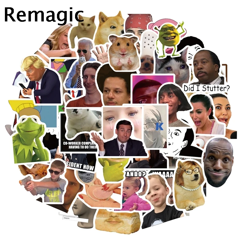 

50 шт., Детские Водонепроницаемые наклейки для скейтборда, гитары, чемодана