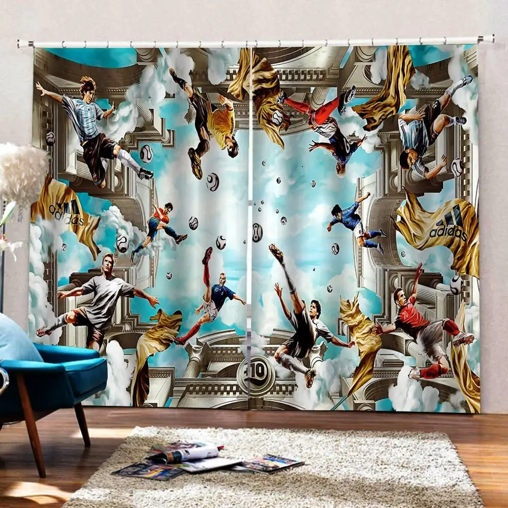 Пользовательские европейские архитектурные персонажи соревнований по футболу