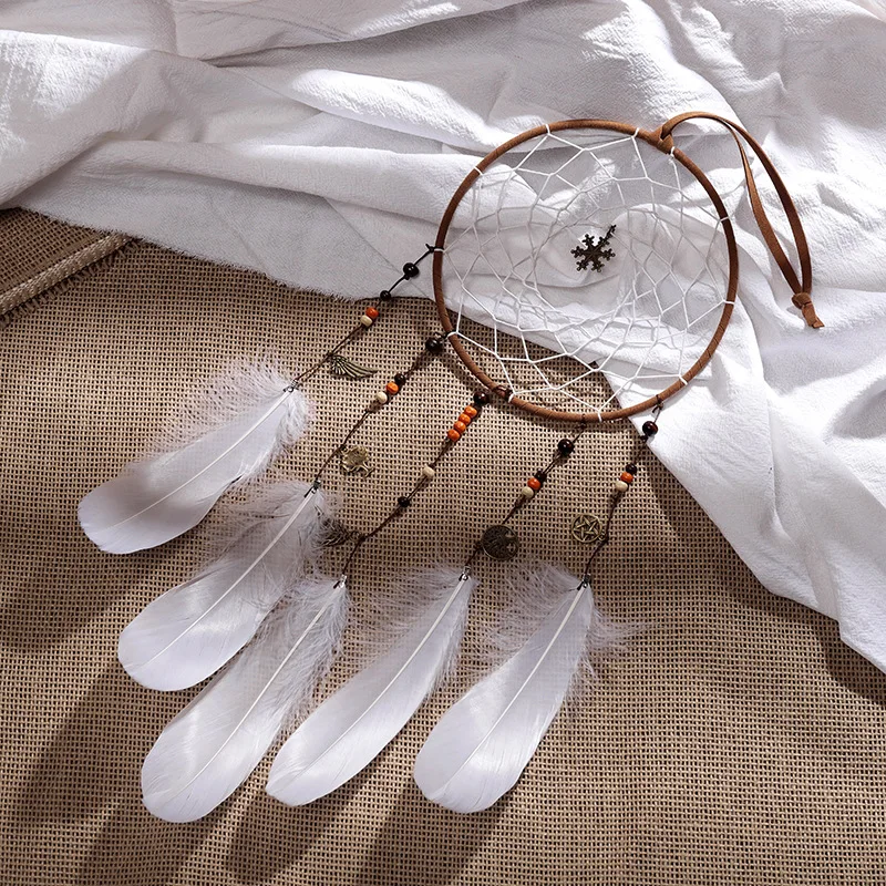 Креативное домашнее украшение Ловец снов светодиодная лампа в виде пера