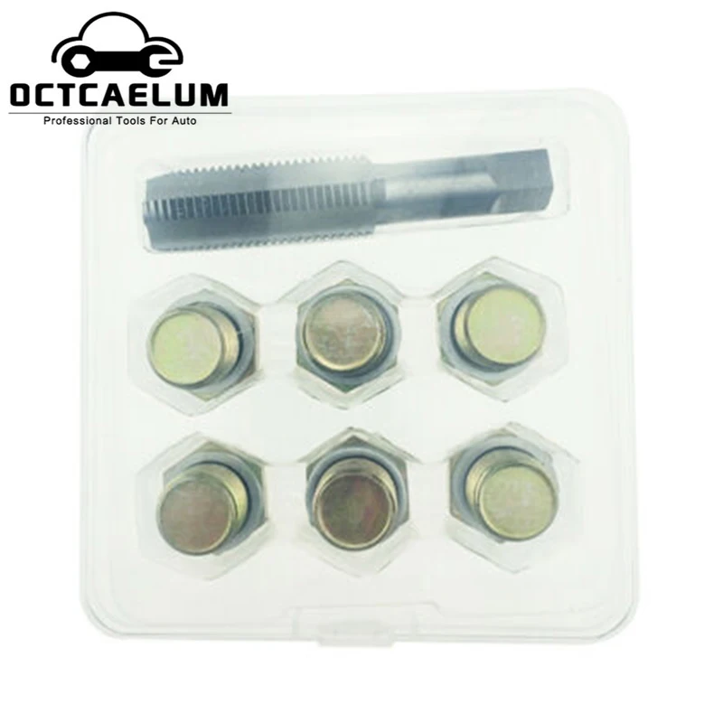 M15 X 1 5 автомобильный масляный поддон коробка передач Ремонт резьбы сливная вилка