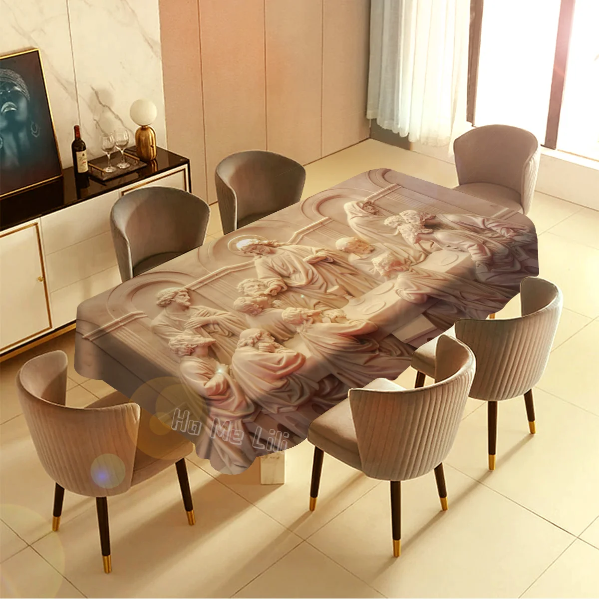 Последний Ужин средневековый цемент античный Иисус Христос Религия от Ho Me Lili