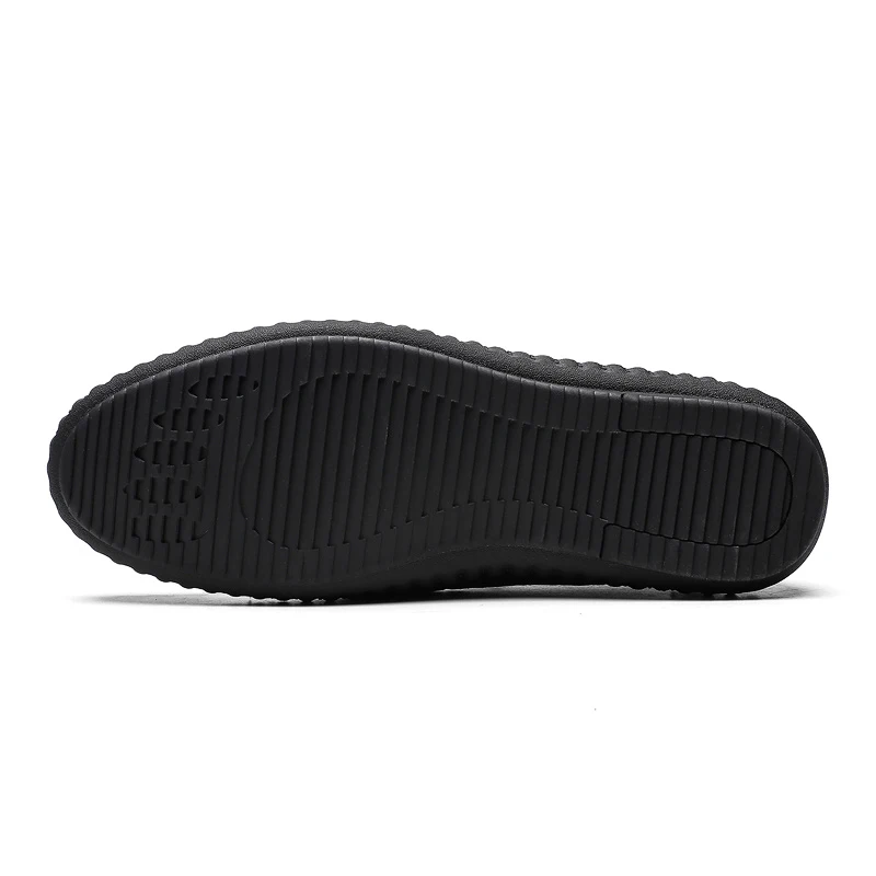 Vancat New Fashion Men Boots High Quality Split Leather Ankle Warm Fur Plush Snow Men's Winter Shoes Plus size 38-48 | Обувь