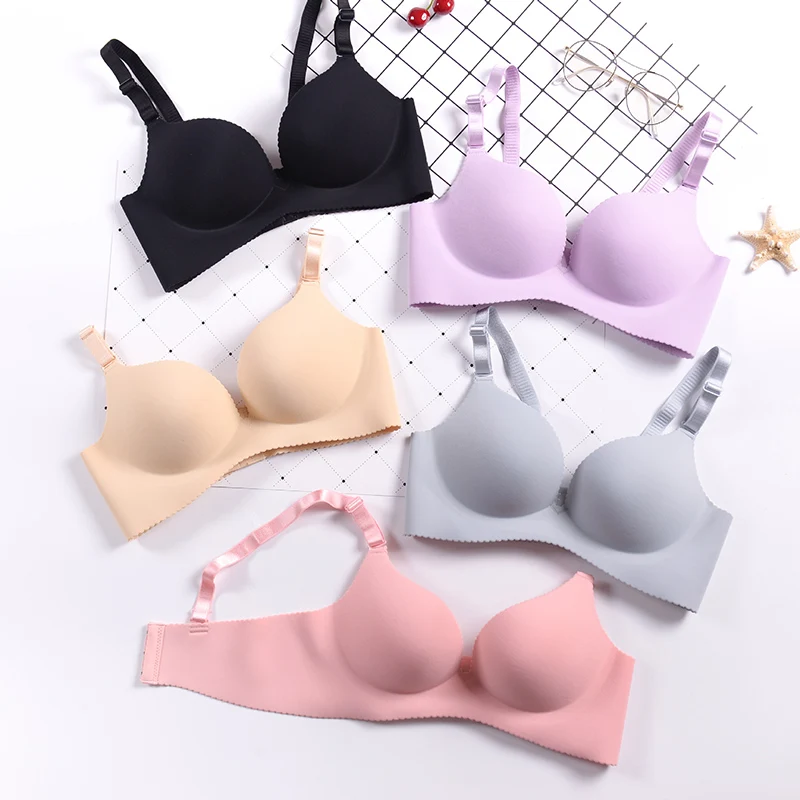 

Women's Underwear Push Up Bra Sexy Lingerie Seamless Bras Bralette Deep U Cup 38C Girls Fashion Intimates Clothing