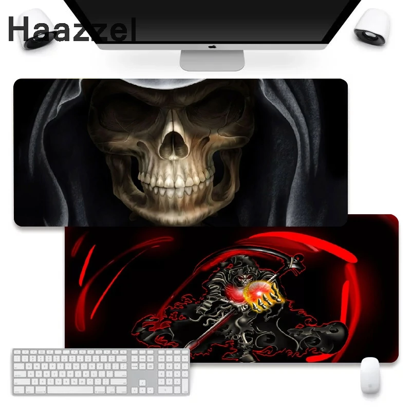 Коврик для мыши Grim Reaper арт-коврики офисный коврик Настольный черный большой