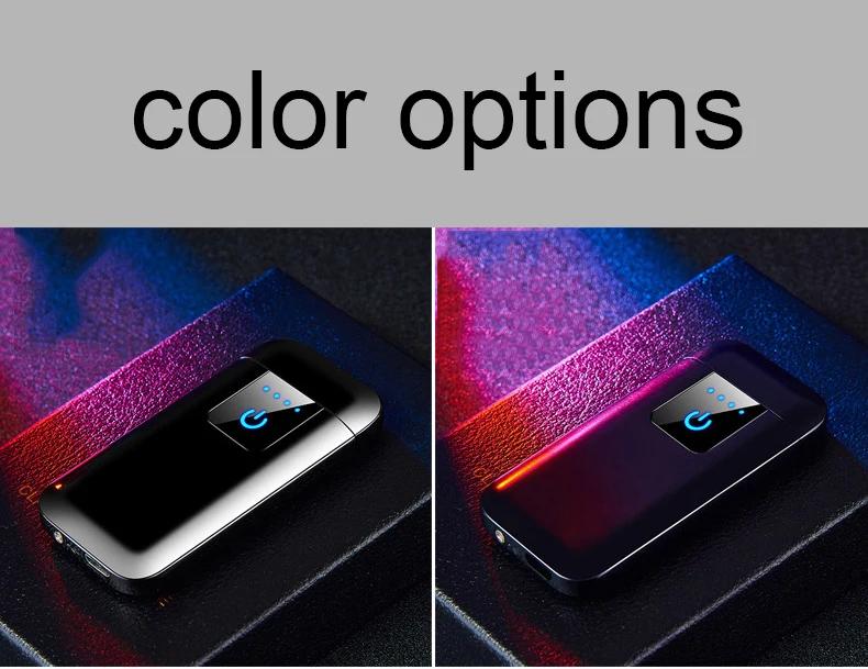 Супер тонкая Электронная зажигалка плазменная USB Зажигалка для сигарет курить может выгравировать логотип