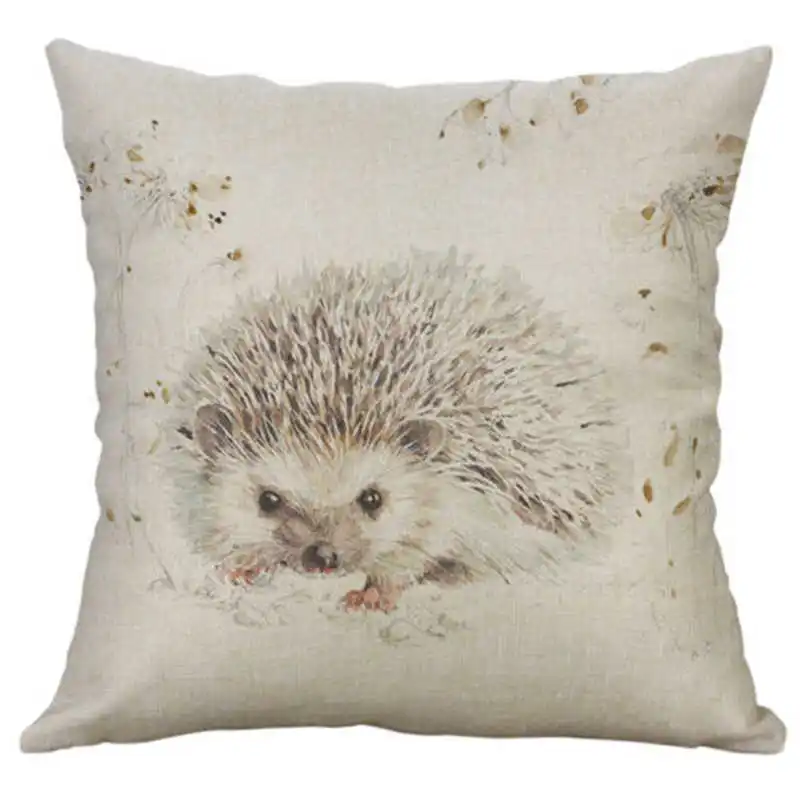 Decor Throw Case Linen Cushion Cover Pillow Retro Cotton Home 18'' Animal | Дом и сад