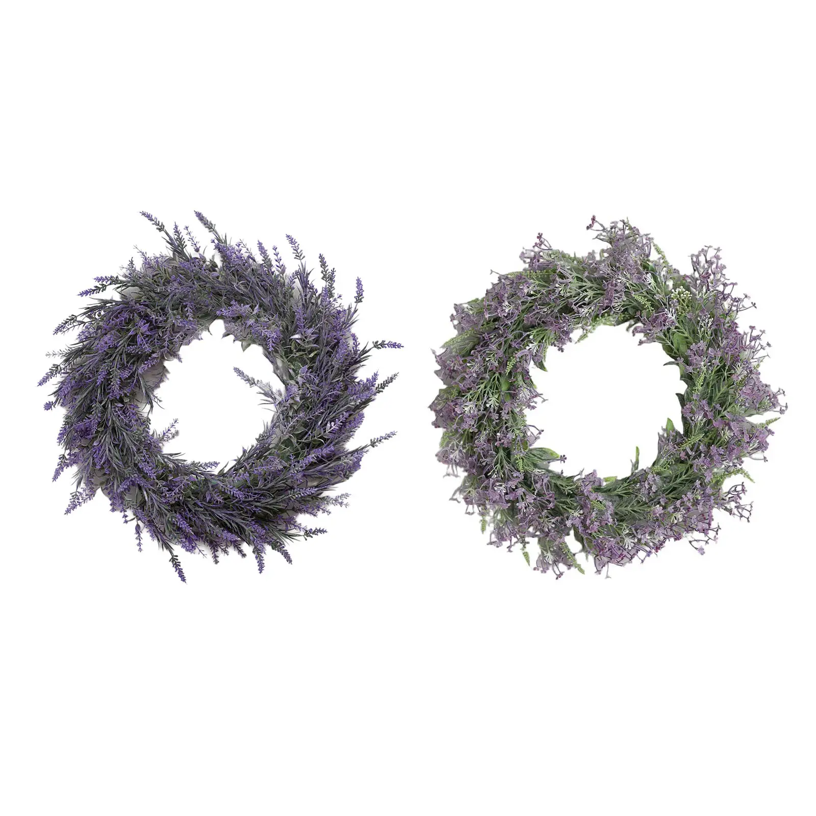 

Faux Dried Fake Flower Floral Door Wreath Natural for Fall Front Door or Indoor Home Decor