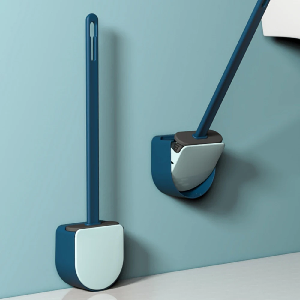 

Multi-angle Cleaning Toilet Brush Long Handle Simple Creative Toilet Brush Convenient Efficient Cleaning Bathroom Accessories L1