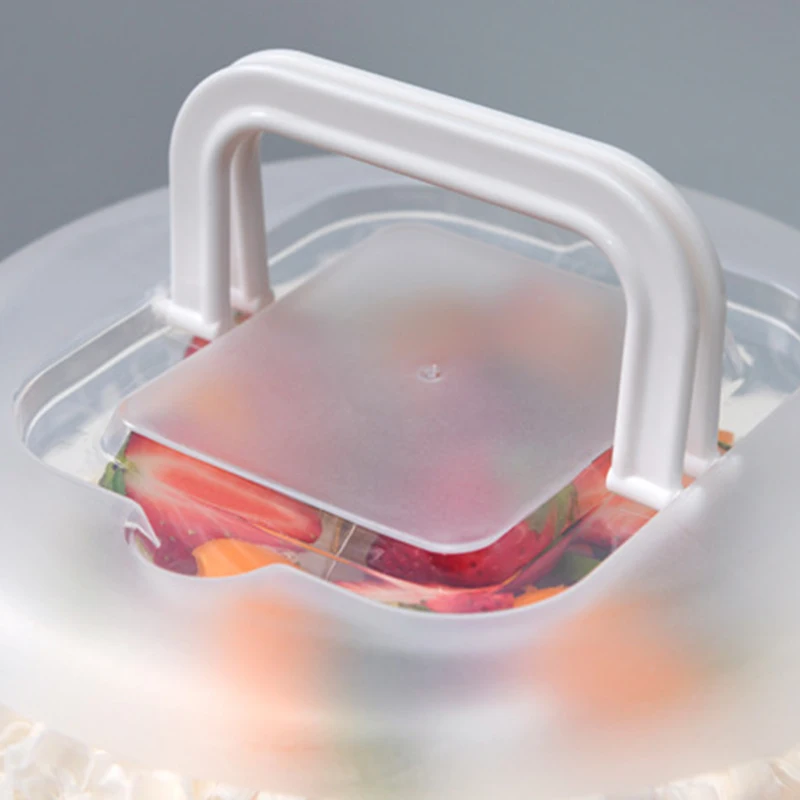 Портативный контейнер для хранения тортов круглая коробка торта на день