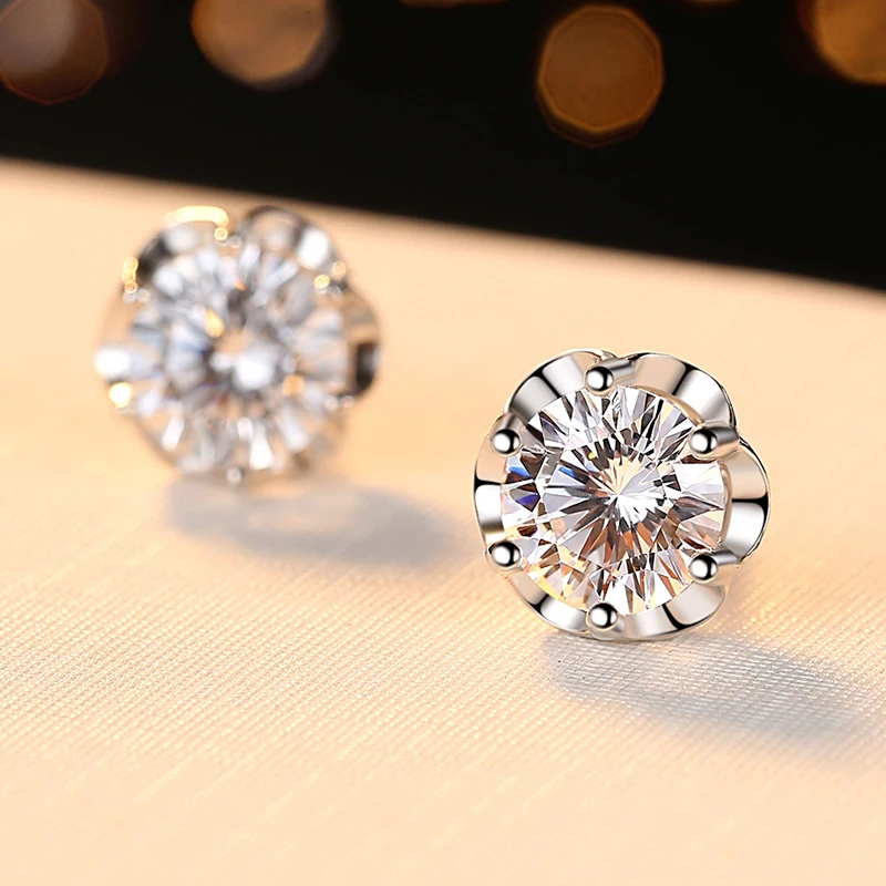 Модные серьги для девочек Блестящий кубический циркон ювелирные изделия