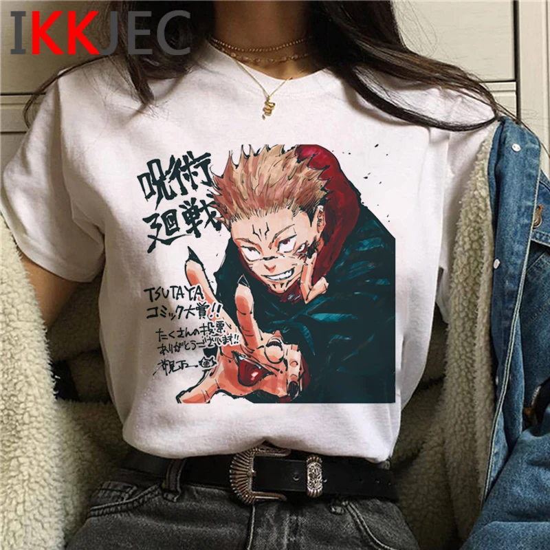 

Jujutsu Kaisen top tees t-shirt male streetwear tumblr ulzzang grunge graphic tees clothes tshirt kawaii ulzzang